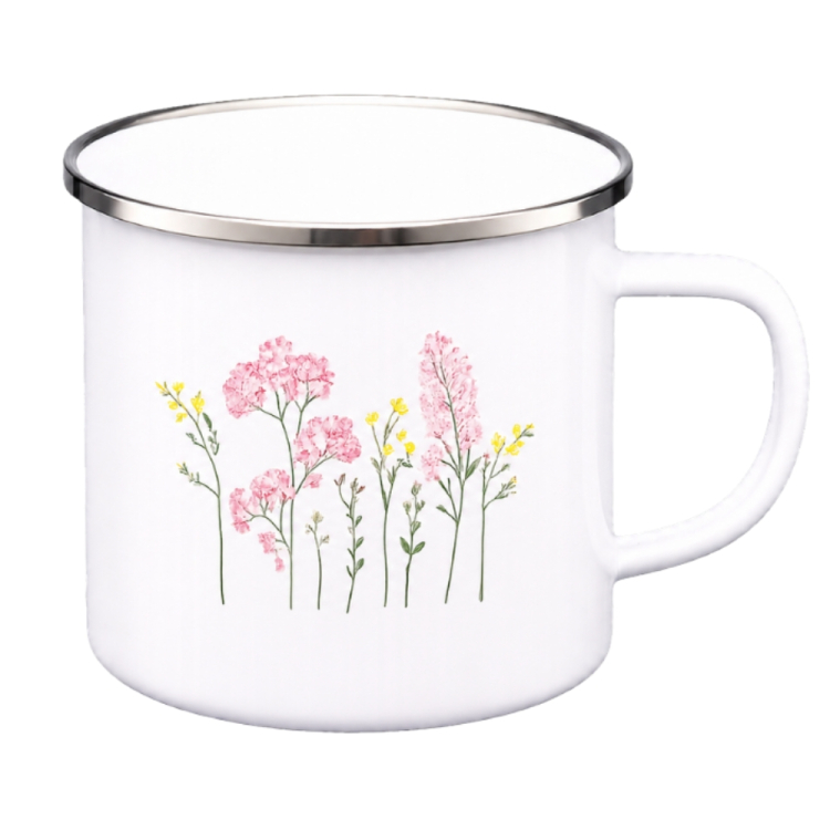 Kubek emaliowany VIRTUO 10cm/0,75L wzór 1